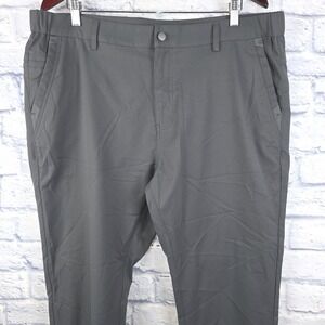 Jack Archer Men Jetsetter Pants Charcoal Gray Performance Tech Chino Size 38X29